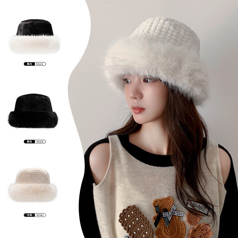 TOPI WANITA FASHION JEPANG KOREA TERBARU BULU IMPORT