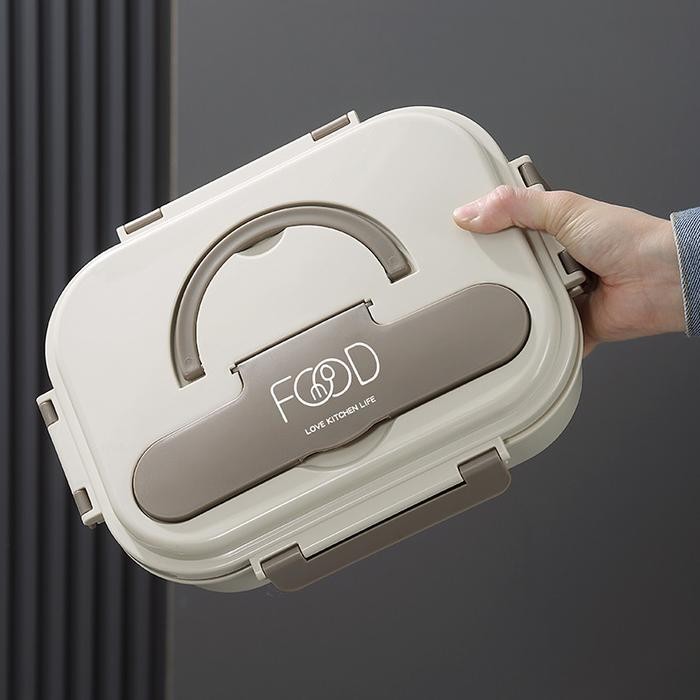 Lunch Box Kotak Makan Kotak Bekal Stainless Steel 316 Anti Tumpah - Lunch Box