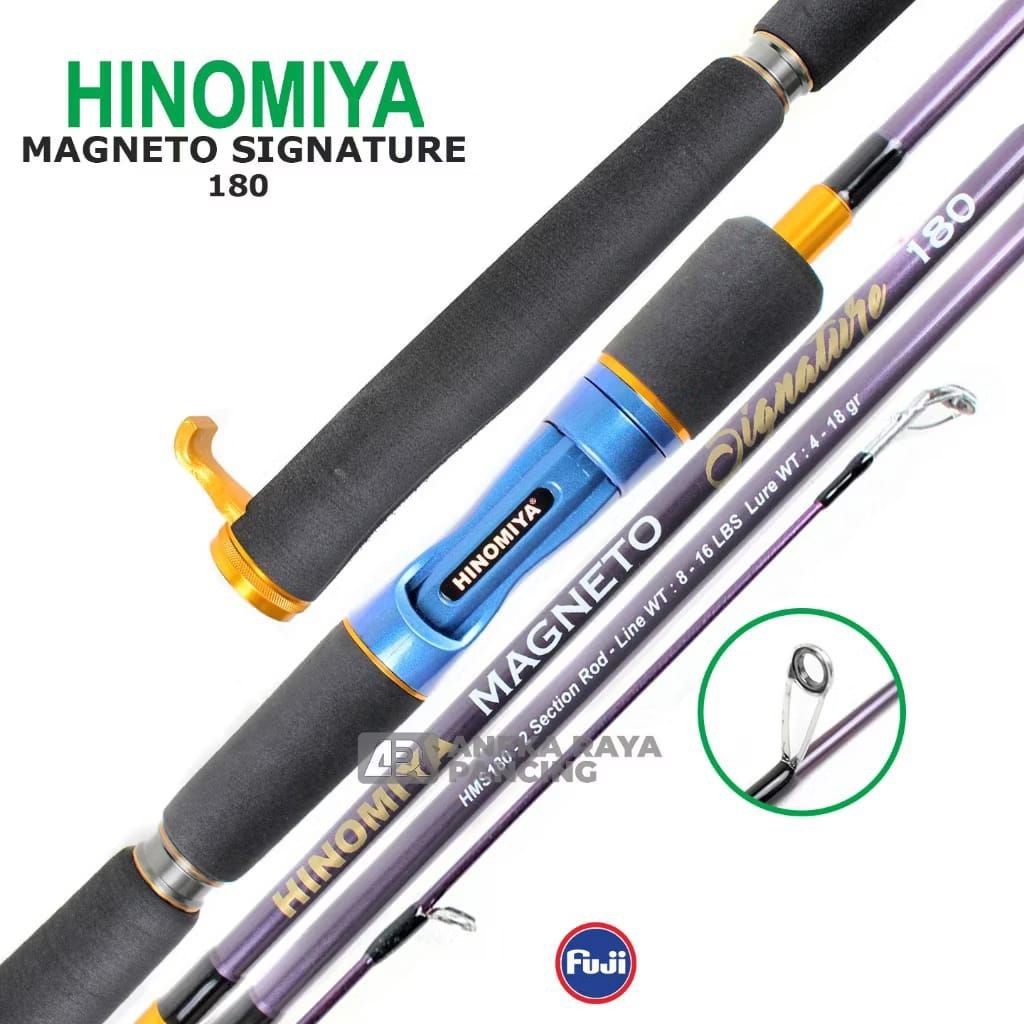 JAMIN MURAH Joran HINOMIYA MAGNETO SIGNATURE 180cm 8-16 lbs(BISA LANGSUNG ORDER)