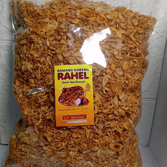 

1kg Bagor Bawang Goreng Tanpa Tepung Khas Probolinggo Kemasan Pouch