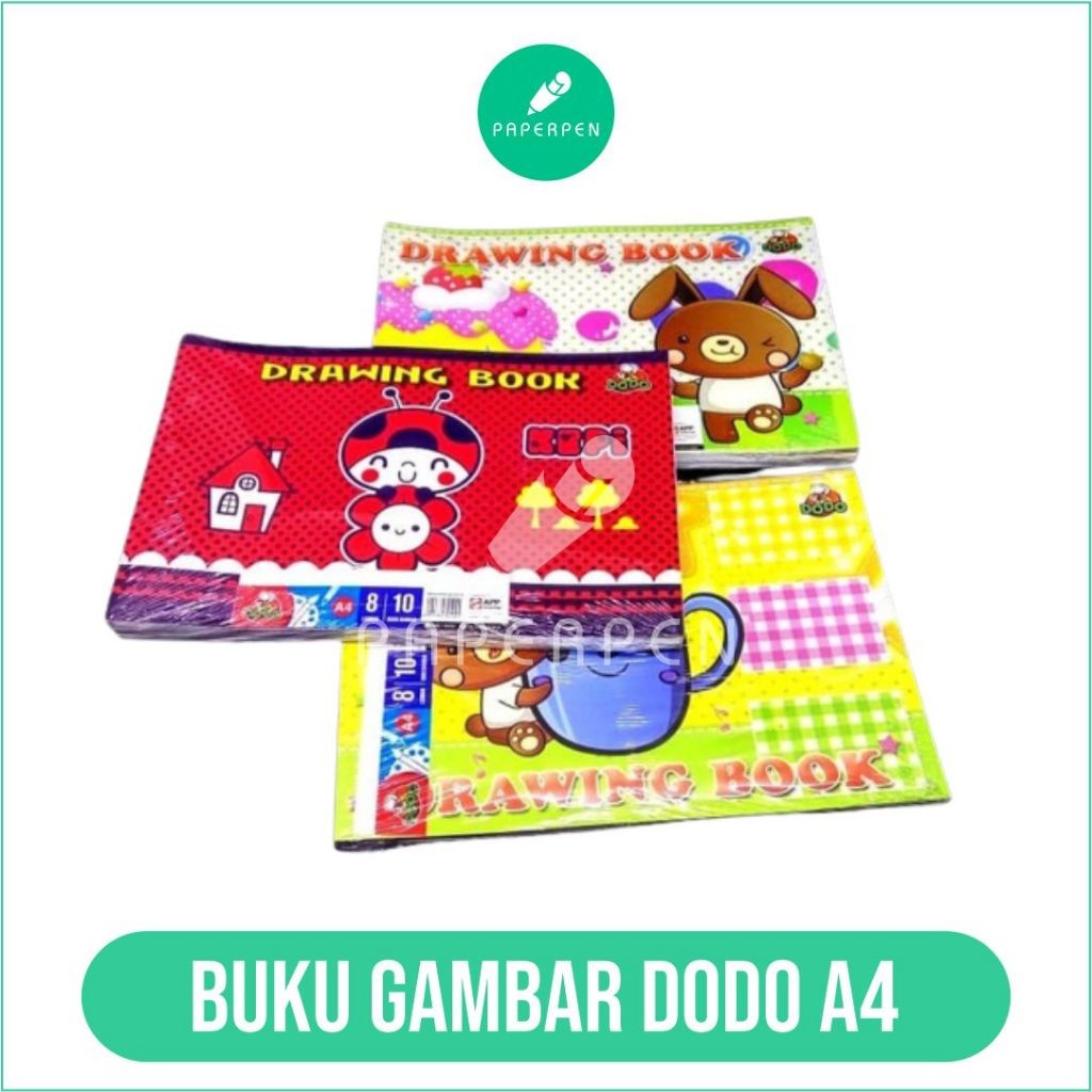 

[MS] Buku Gambar Dodo A4/Kertas Menggambar
