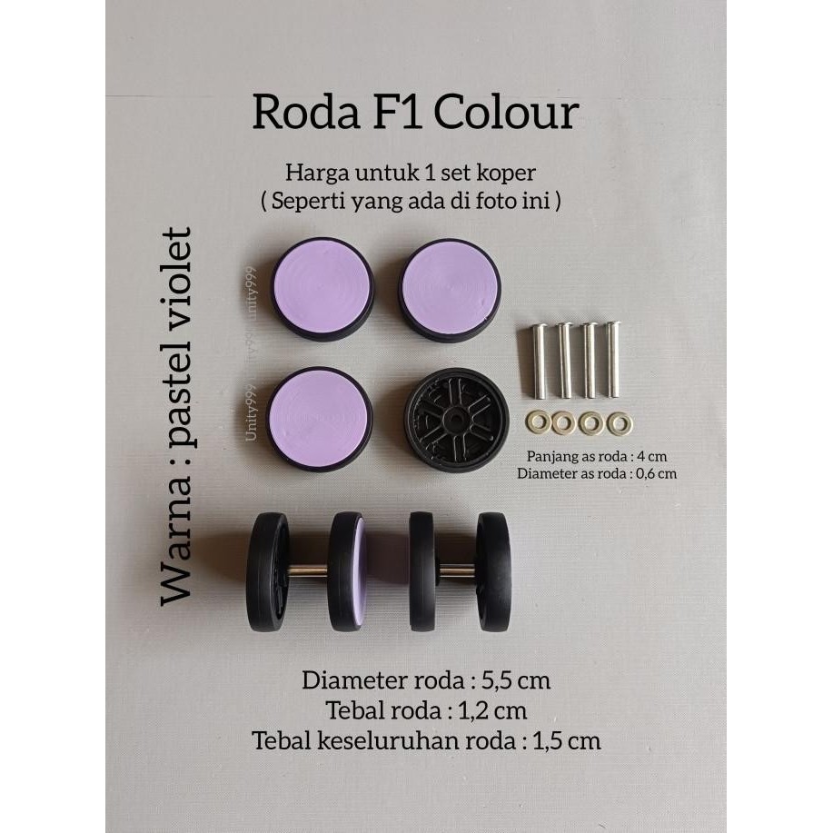 roda koper american tourister roda koper 360 roda pengganti rodatravel - F1PAS MINT BLUE