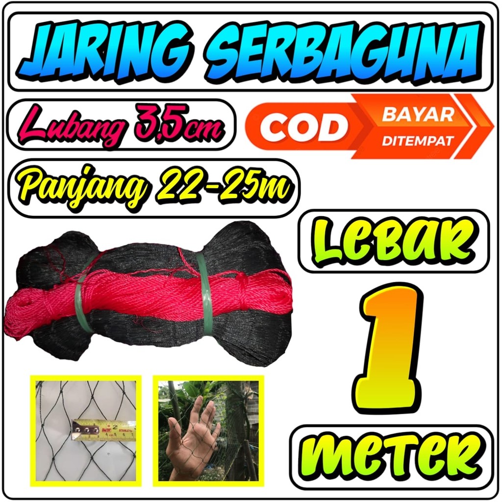 Jaring Pagar Ayam Jaring Ayam Lebar 1 Meter X Panjang 25 Meter