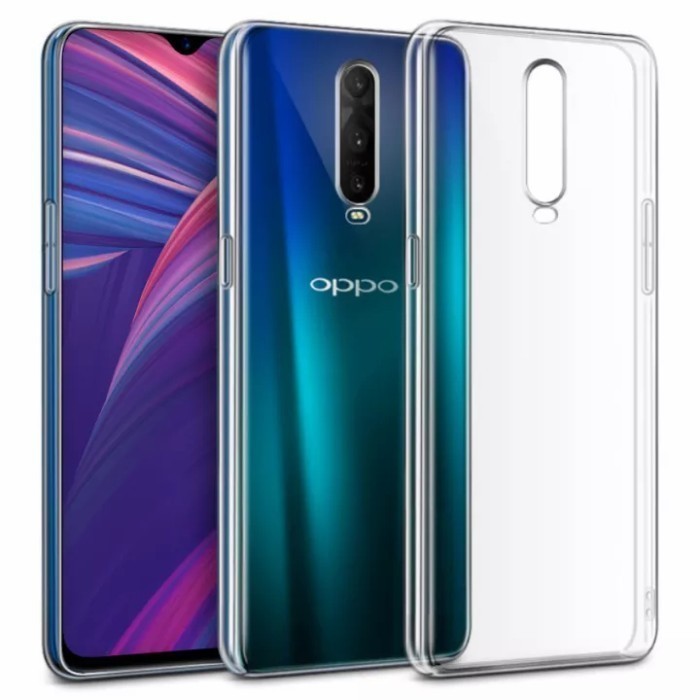 CASE OPPO R17 PRO SOFT TPU CLEAR ULTRATHIN JELLY BACK COVER TRANSPARAN - ULTRA-CLEAR