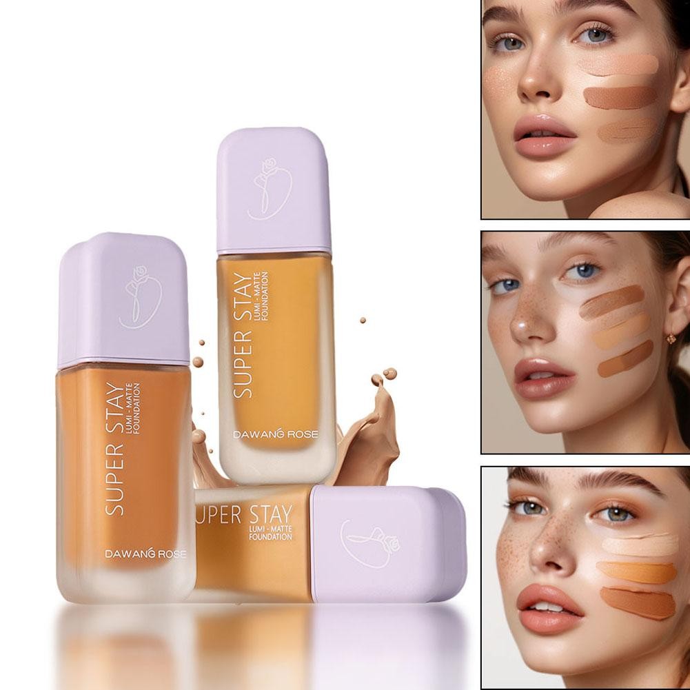 【TERSEDIA & COD】DAWANG ROSE Concealer Alas Bedak Cair Perawatan Kulit Krim Tahan Lama Anti Keringat 