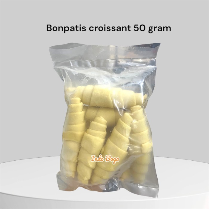

BONPATIS CROISSANT 50 GRAM REPACK ISI 10 pcs / FROZEN CROISSANT DOUGH