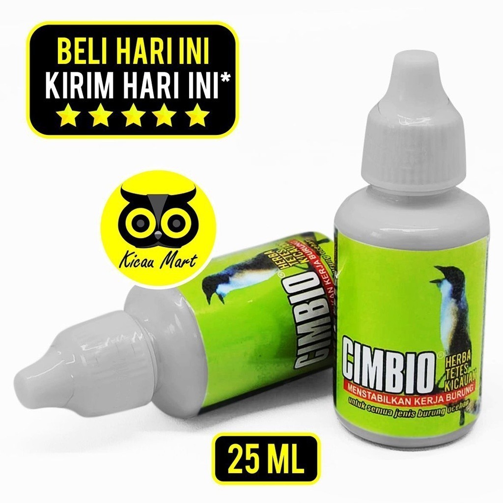 KICAU MART VITAMIN OBAT BURUNG MURAI KACER CIBLEK PLECI CIMBIO HERBA TETES KICAUAN PENAMBAH POWER GA