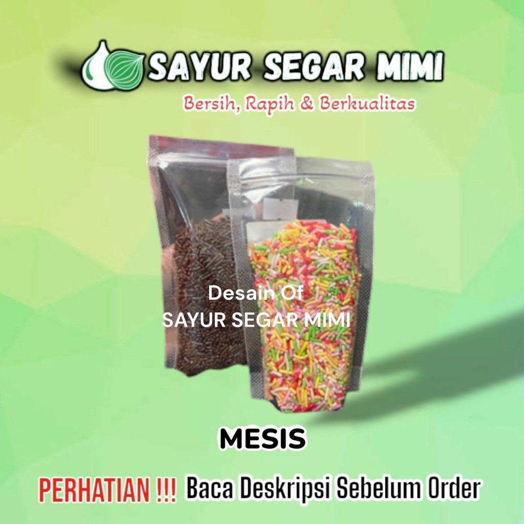 

Meses Cokelat dan Warna Pomas 100gr - Sayur Palembang