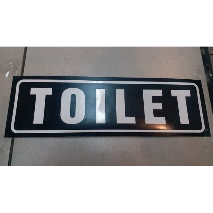 

JUAL SIGN LABEL STICKER TOILET UK 30X10CM