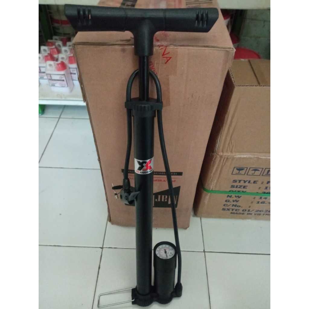 Promo Pompa Sepeda Angin Hitam YSK / Pompa Angin / Pompa Ban Angin Murah