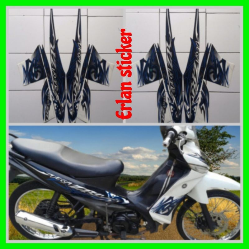 STIKER STRIPING FULL BODY MOTOR YAMAHA VEGA ZR 2010