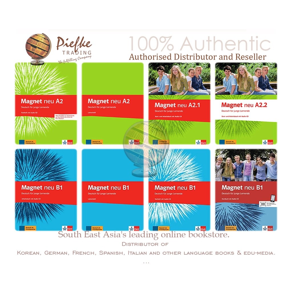 Magnet neu A2, A2.1, A2.2, B1 (Goethe Zert): Testheft, student book, workbook:9783126761321 (100% IM