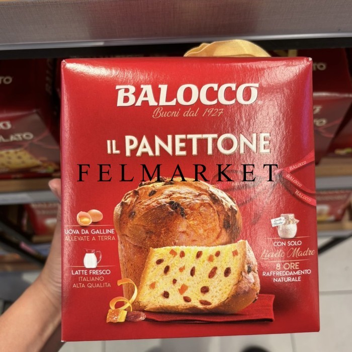 

Balocco Pandoro Panettone Cake / Kue Natal / Cake Edisi Natal / 500 grm