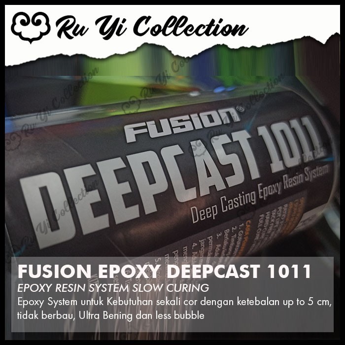 FUSION RESIN EPOXY DEEPCAST 1011| RESIN EPOXY SUPER BENING SLOW CURE