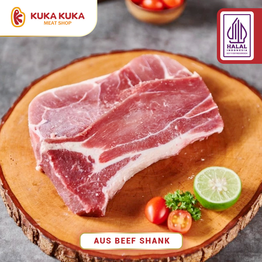 

AUS Beef Shank Importt/ Daging Sapi Sengkel utk Semur, Rendang, Masakan Indo 1 kg