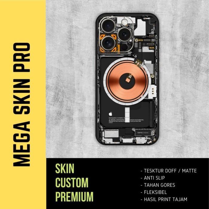 Skin iphone 15 pro max full body - isi 2 buah - mesin teardown promo