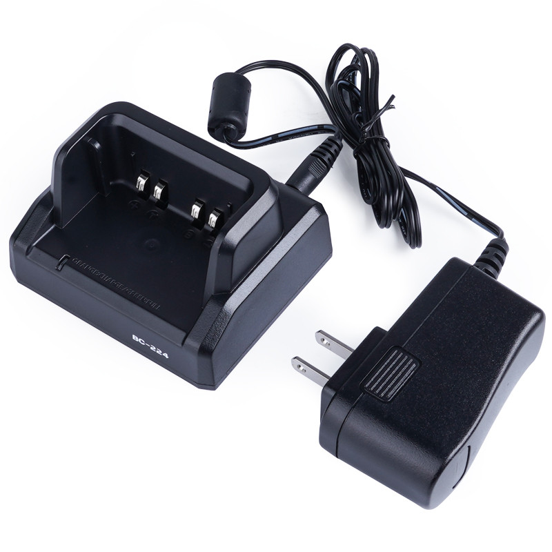 Walkie Talkie Charger, BC-224 Adapter, Suitable to ICOM, A25NE, A25CE, IC-A25, Two Way Radio, Access