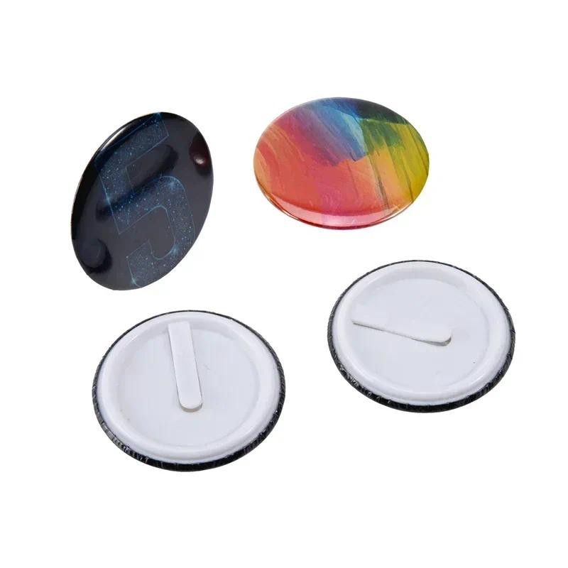 

58mm DIY Button Badge Pocket Insert Cards Blank Material 100 PCS Insert Badge Making Supplies for Press Machine Gifts for Kids