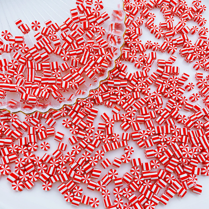 

20pcs 5*5mm size Newest Hot Selling kawaii Miniature Clay Candy, for Crafts Making, Scrapbooking DIY