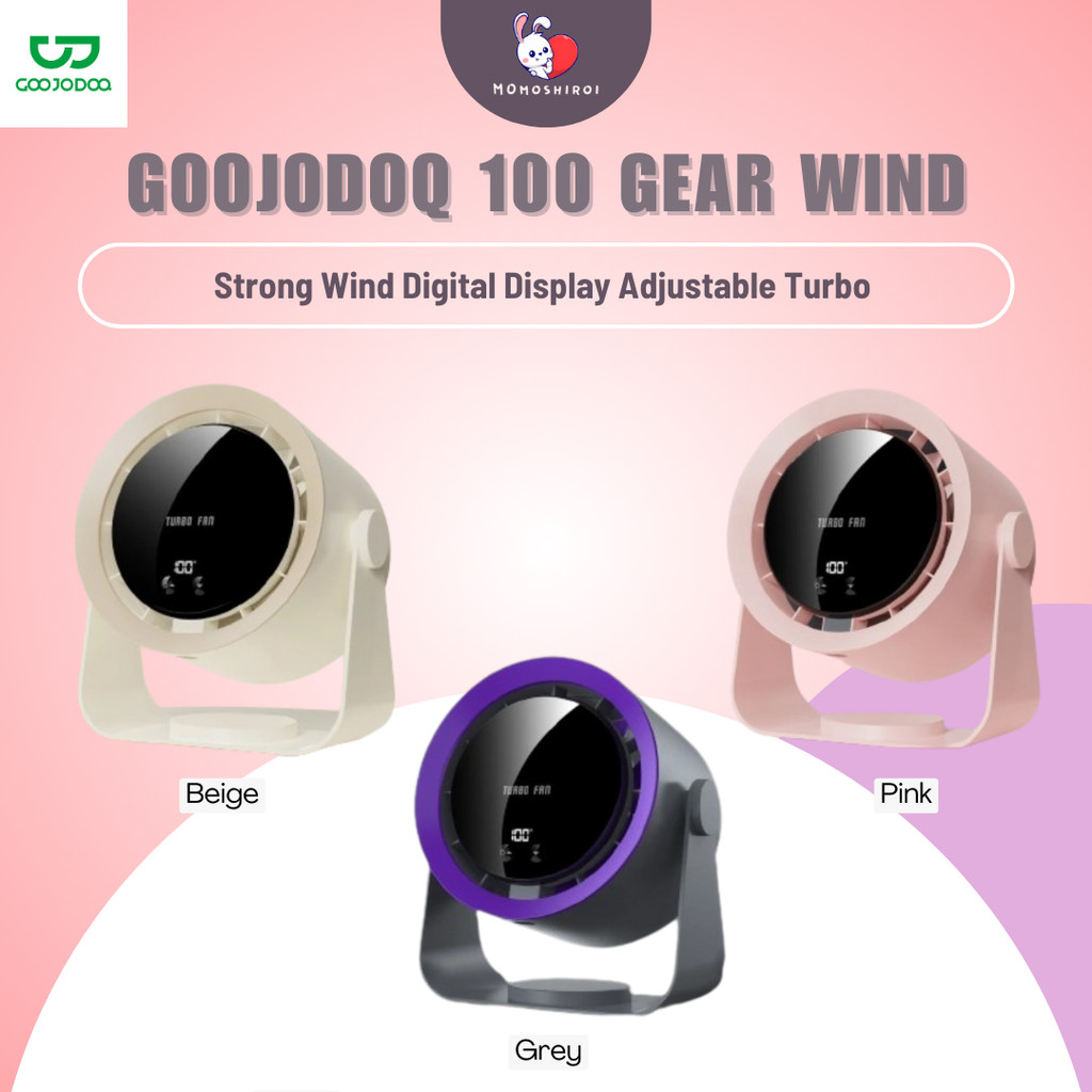 GOOJODOQ NS-22 100 Gear Wind Speed kipas dinding kipas Angin bisu Strong Wind Digital Display Adjust