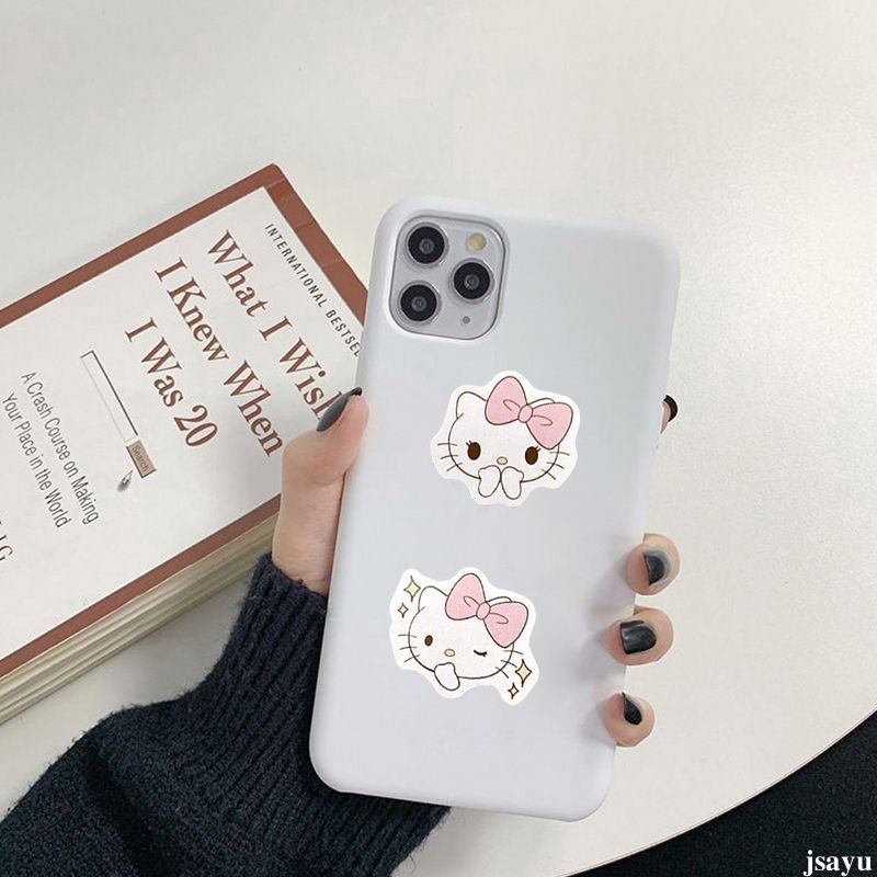 

（QXJ)Stiker Gulung Kitty Stiker Dekoratif Laptop Tablet Super Lucu Stiker Penyegel Scrapbook