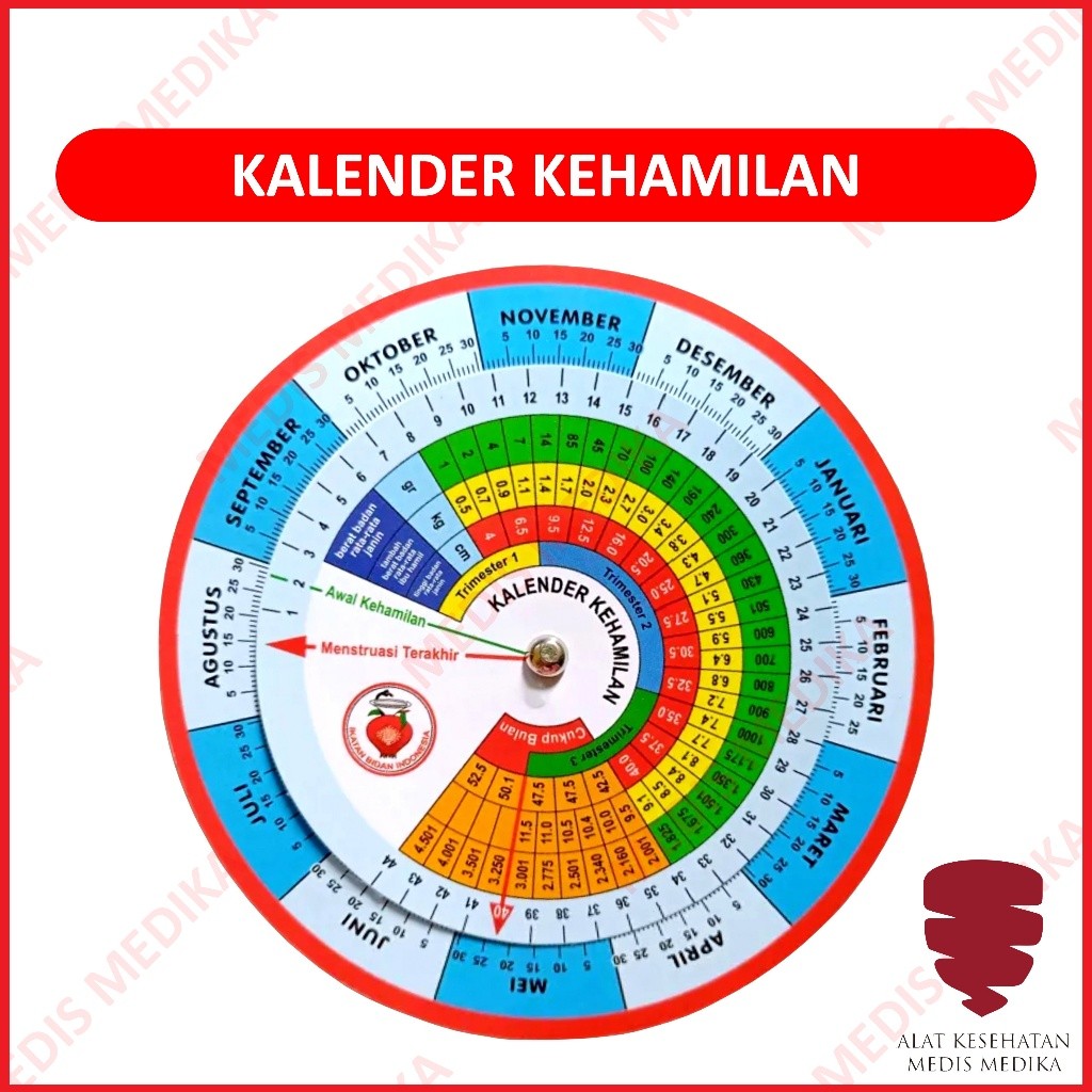 

Kalender Kehamilan Linset Putar Cek Menghitung Usia Janin Hamil Wheel Calender