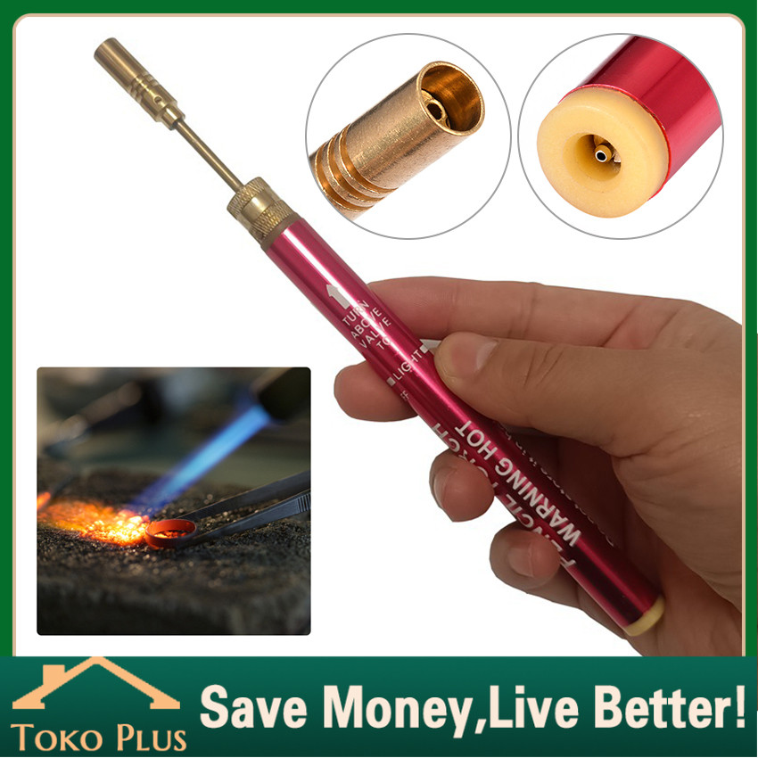 Solder Gas Pena Portable Tanpa Listrik Tanpa Kabel Mini Gas Blow Torch Soldering Solder Gas Cordless