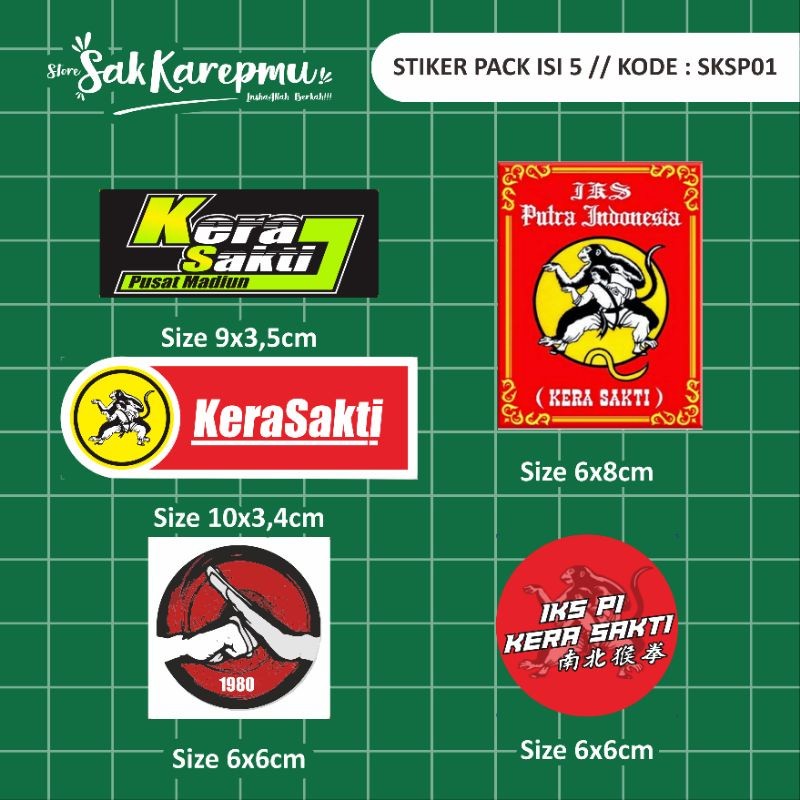 

Stiker Pack IKS PI // isi 5 stiker // wajib konfirm KTA