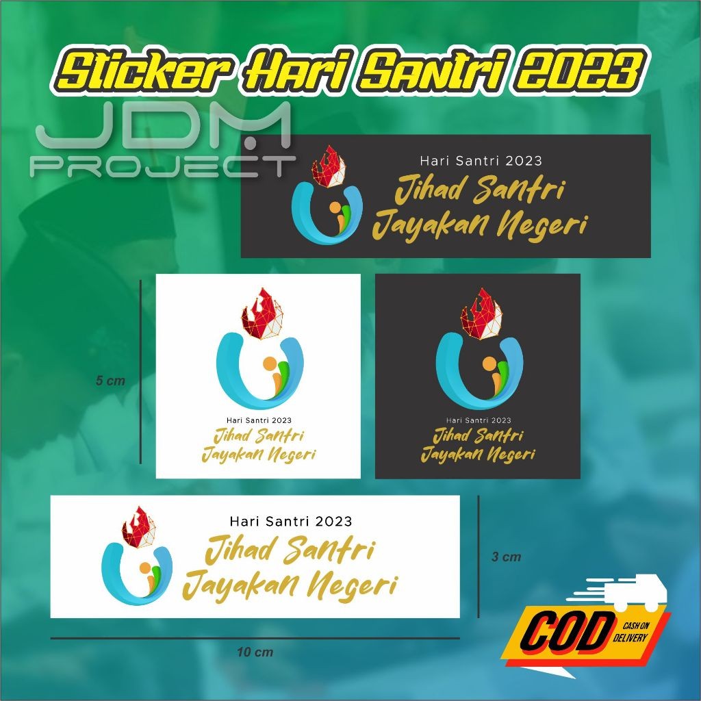 

Cetak Kilat - [SIAP KIRIM] Stiker Hari Santri 2023 READY PREMIUM