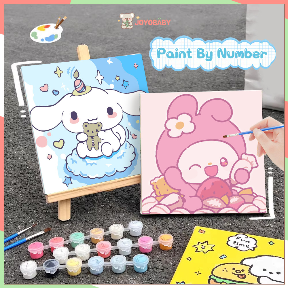 

JOYOBABY Paint By Number 20x20 Diy Painting Kit Canvas Digital Melukis Mewarnai Anak Kit