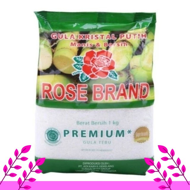 

GULA PASIR ROSE BRAND HIJAU 1 KG