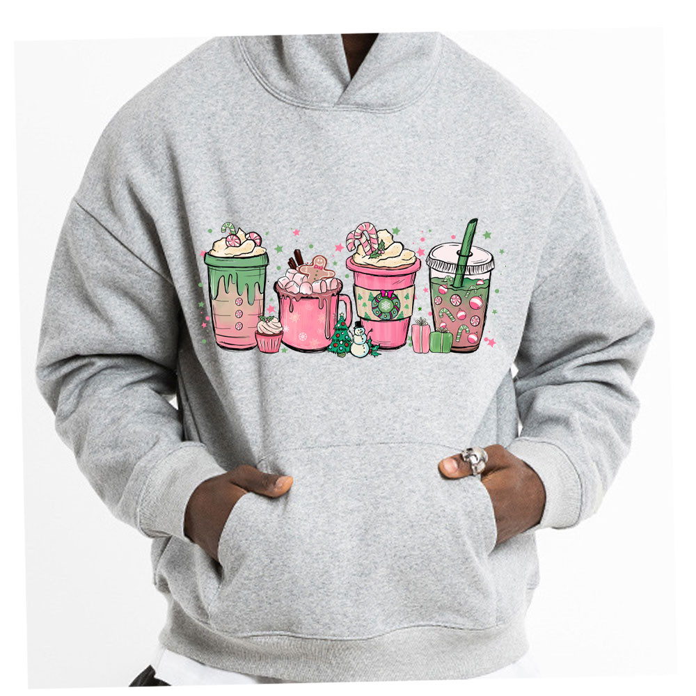 

Pink Merry Christmas Shoes Iron on Stickers Christmas Tree Sublimation Iron-on Ready To Press Custom Screen Print Heat Transfer