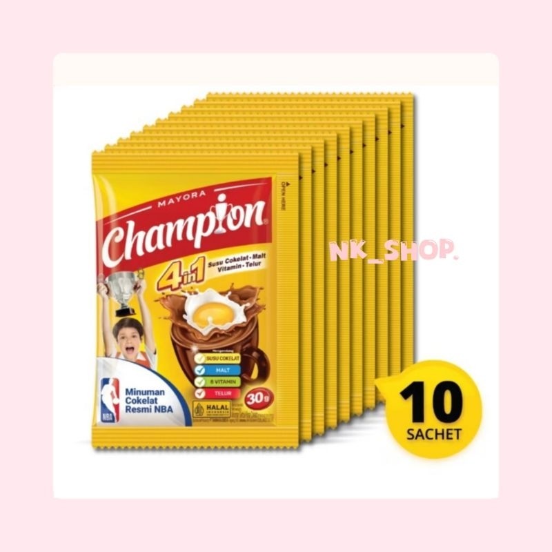 

Energen CHAMPION 4in1 30gr - 1 Renceng isi 10 Sachet