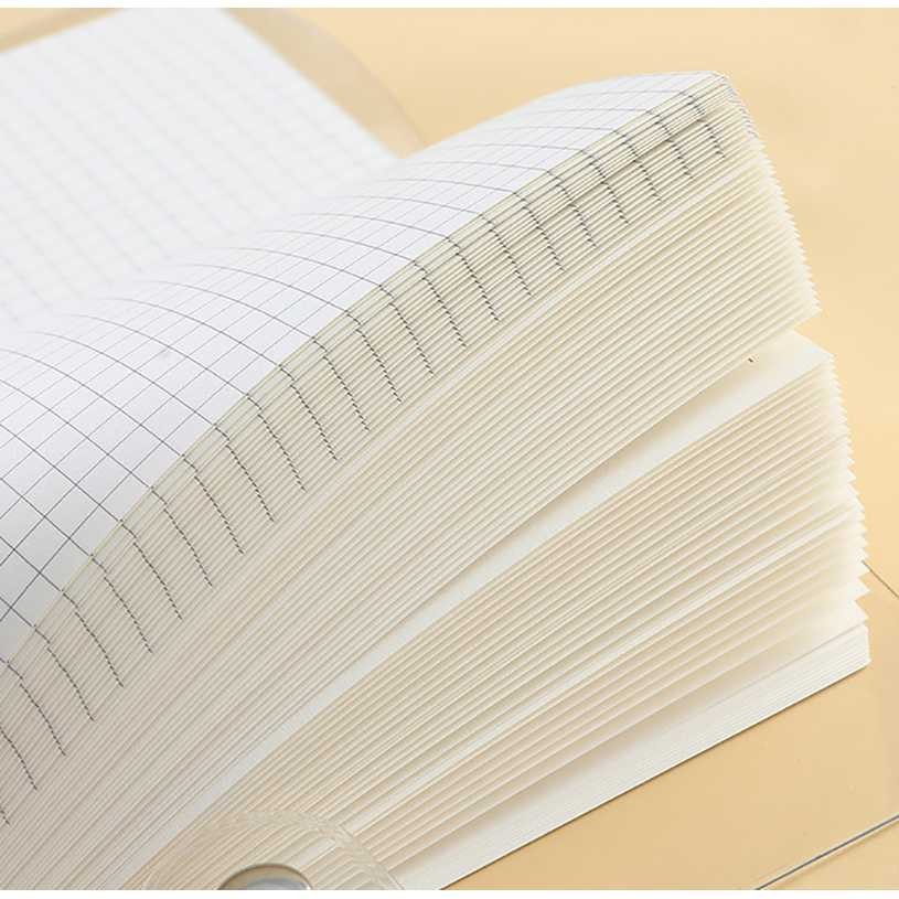 

LPKSTORE JESJELIU Buku Binder Catatan Notebook Horizontal Grid Ring Snap - JJ50 LPKSTORE