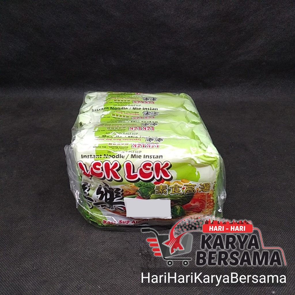 

MIE INSTAN LEK LEK VEGETARIAN RASA SUP ALAMI PACK 5'S X 75GR