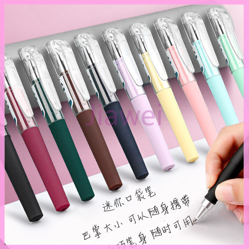 

Jiawei Pulpen saku mini/pena gel saku mini tinta hitam 0,5 mm
