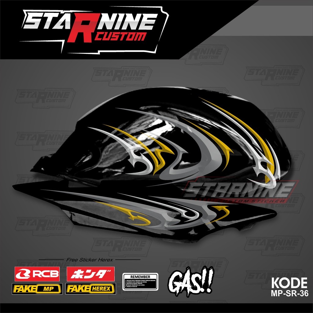 STRIPING MEGAPRO PRIMUS HOLOGRAM STRIPING MP PRIMUS STIKER MEGAPRO STIKER MP + FREE STICKER HEREX