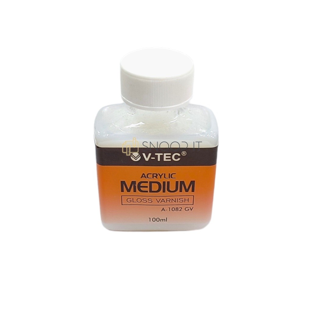 

V-TEC ACRYLIC MEDIUM GlOSS VARNISH A-1082 GV 100ML MEMBERI EFEK WARNA GLOSSY SHSNP
