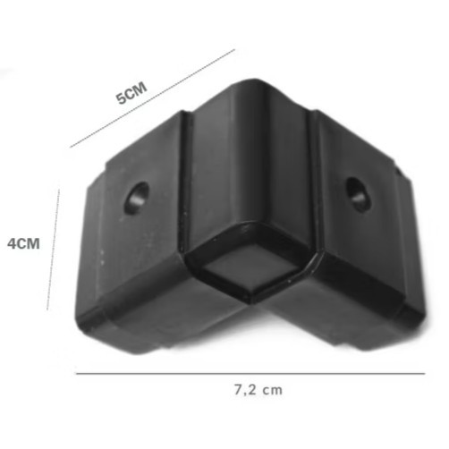 Siku Bok Salon / Kaki Sudut Box Speaker Ukuran Kecil Model A Bahan Plastik Tebal
