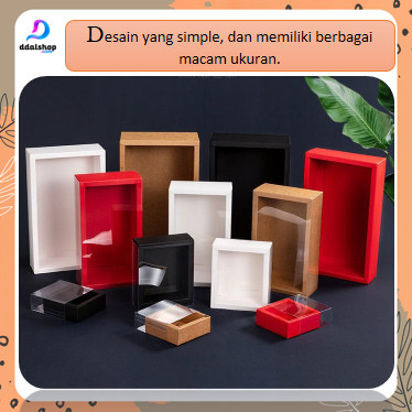 

Kotak Kado Gift Box Hampers Hadiah Souvenir Hardbox Aesthetic Polos Sliding Parfum Kosmetik