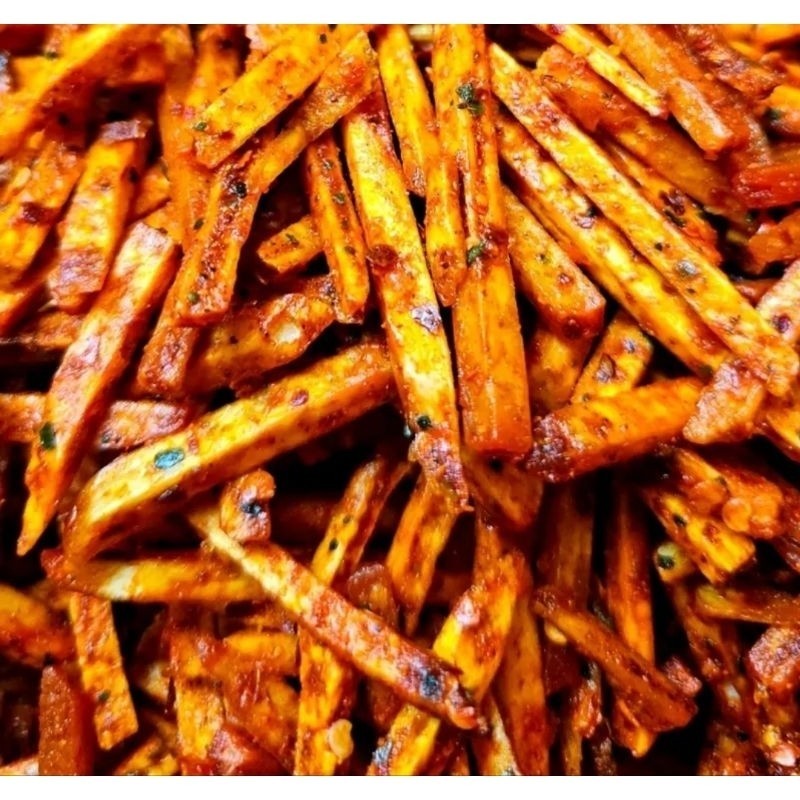 

1 Kg stik talas pedas daun jeruk tasreng pedas