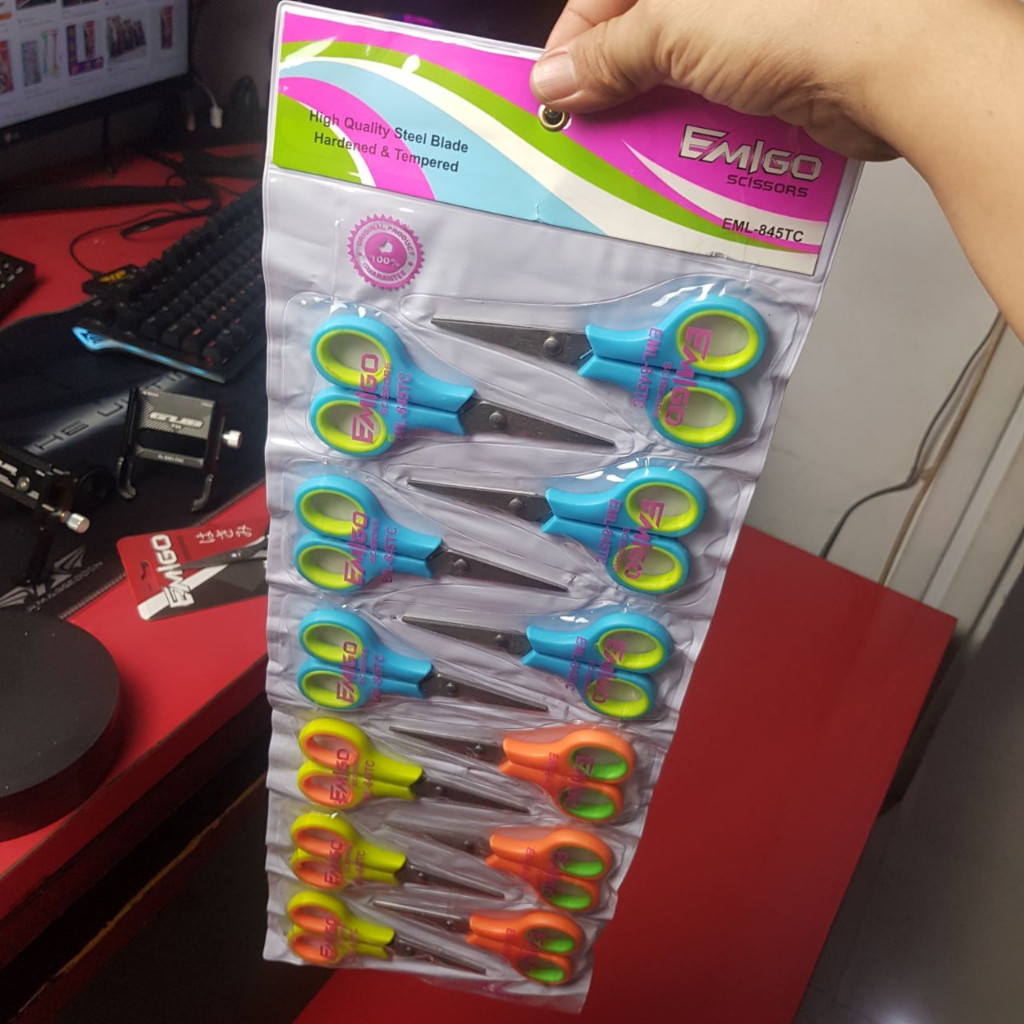

SIMAE Gunting Kecil Kertas EMIGO warna High Quality EMIGO EML-845TC