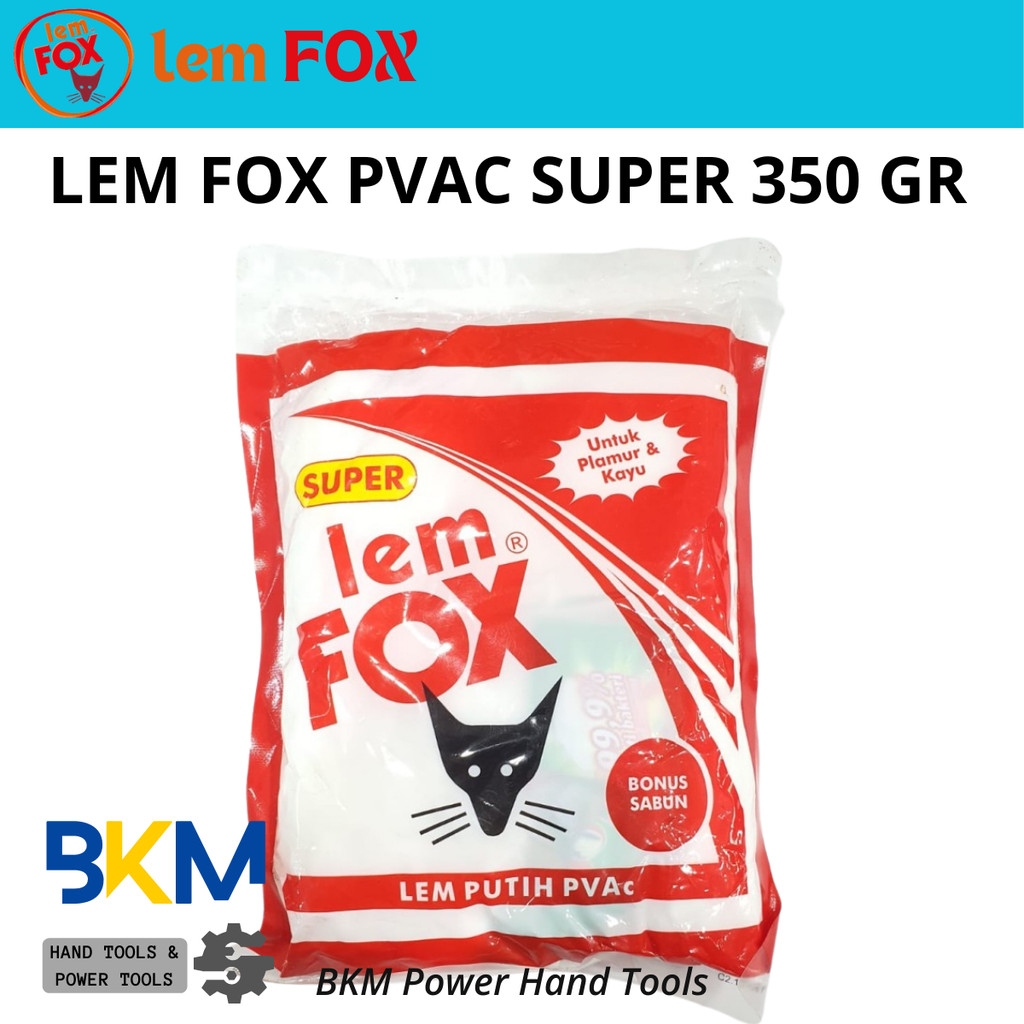 

Lem Fox Slime PVAC 350 gr Merah 350 gram Merah