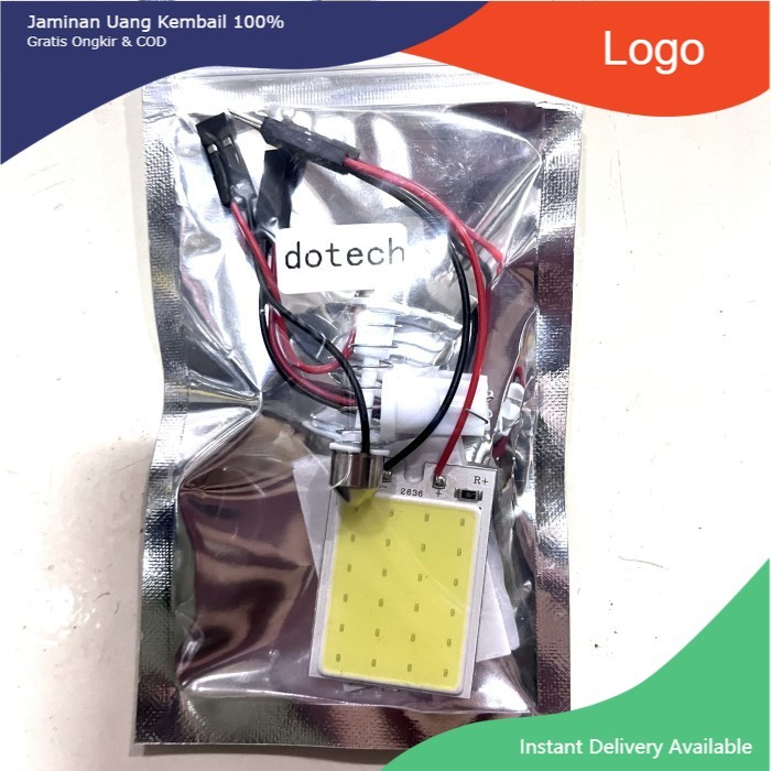 Lampu led plafon 24 titik plasma nyala putih mobil motor universal Tasya_Variasi_Mobil