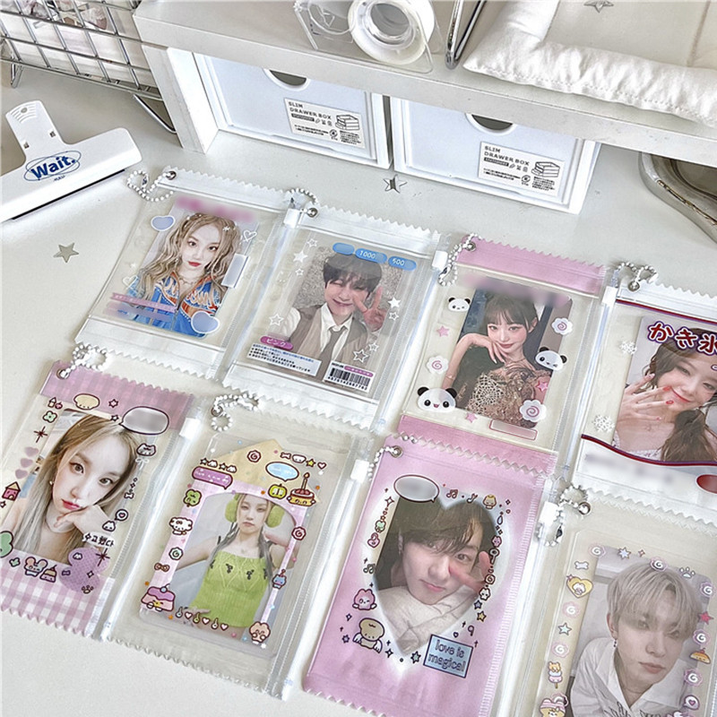 

Tas Ritsleting 3 Inci Tas Penyimpanan Polaroid Tempat Kartu Liontin Modis-Yy