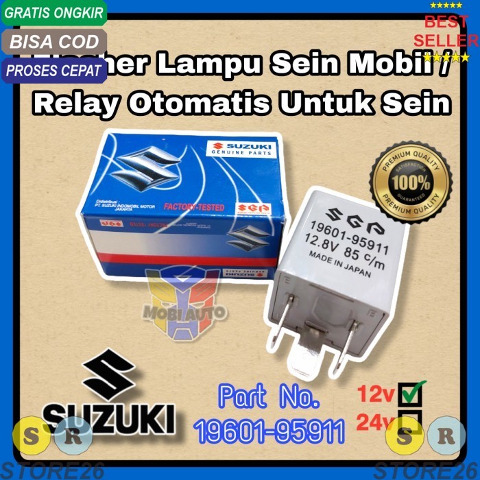 (MA) Flasher Relay Otomatis Sen Sein Mobil Suzuki Carry Futura T120SS 12V - Flasher Aja