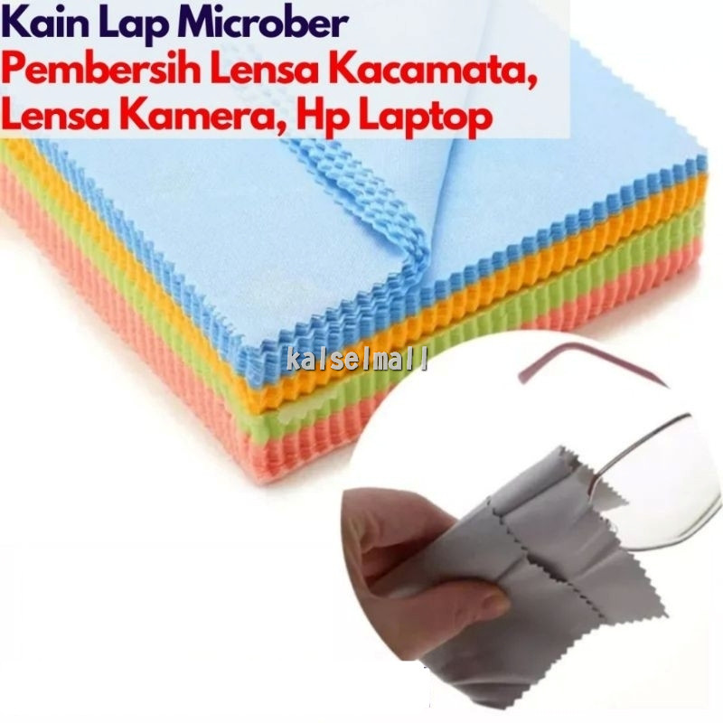 Lap Pembersih Kacamata Lensa HP Laptop Monitor Anti Embun Kualitas Premium Serbaguna Halus Lembut Pe