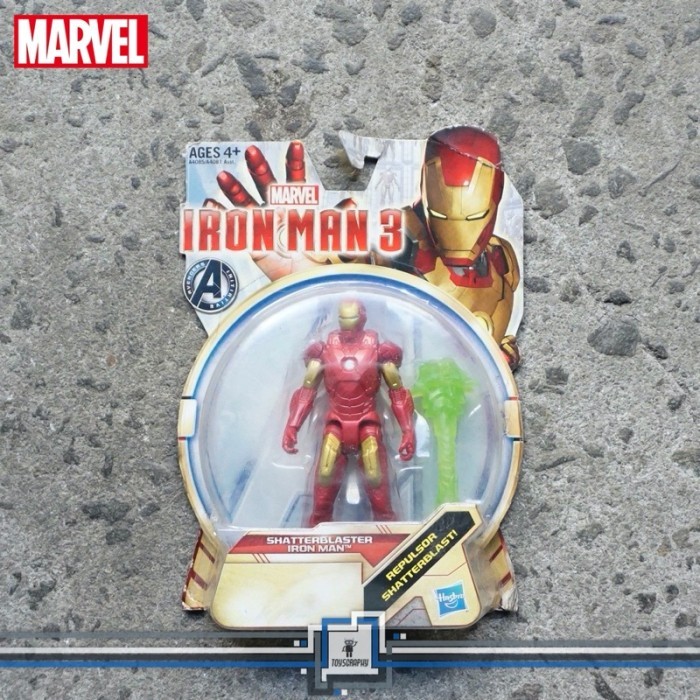 Iron Man 3 Shatterblaster Ironman Action Figure 3,75 Inch Marvel Universe