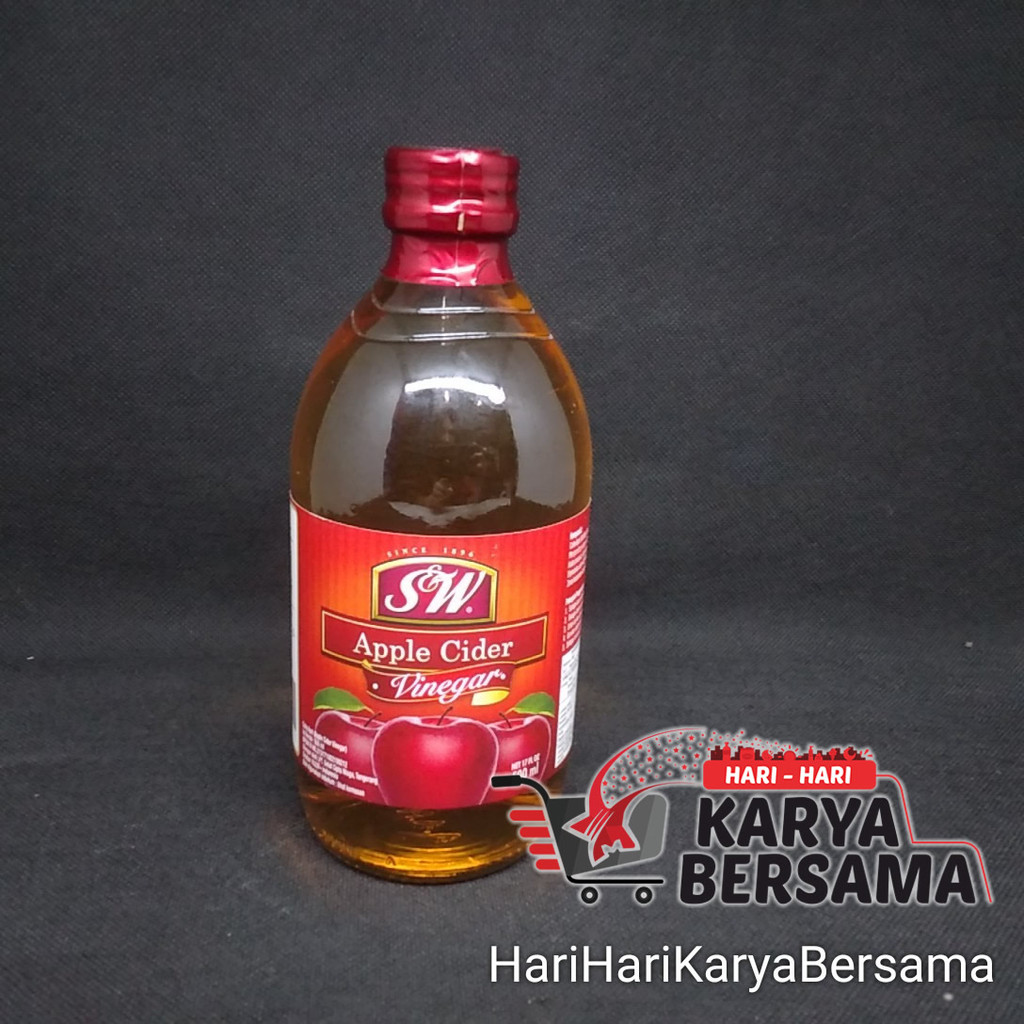 

BAHAN MASAK S&W APPLE CIDER VINEGAR CUKA APEL 473ML