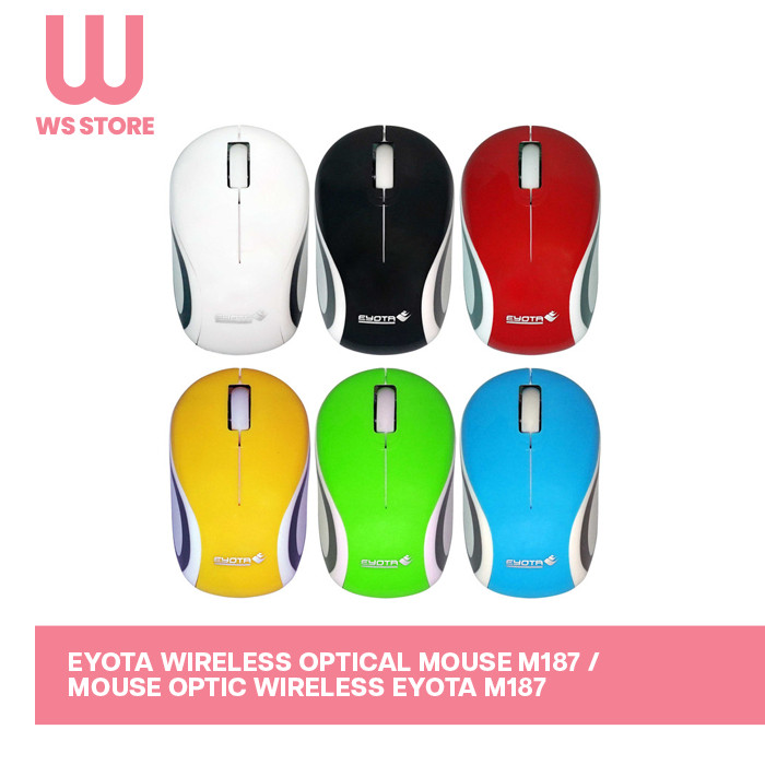 Eyota Wireless Optical Mouse M187 / Mouse Optic Wireless Eyota M187